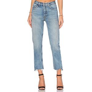 GRLFRND Helena High-Rise Straight Jean in My Sharona